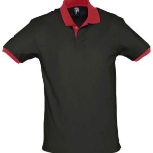 SOL'S Prince Contrast Cotton Piqué Polo Shirt