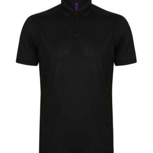 Henbury Slim Fit Stretch Microfine Piqué Polo Shirt