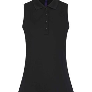 Henbury Ladies Sleeveless Coolplus® Polo Shirt
