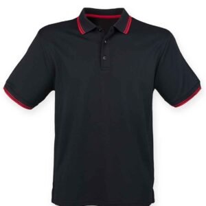 Henbury Coolplus® Tipped Polo Shirt
