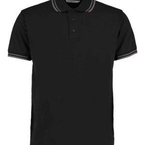 Kustom Kit Contrast Tipped Poly/Cotton Piqué Polo Shirt