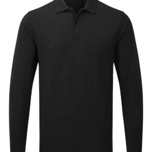 Premier Essential Unisex Long Sleeve Polo Shirt