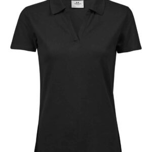 Tee Jays Ladies Luxury Stretch V Neck Polo Shirt